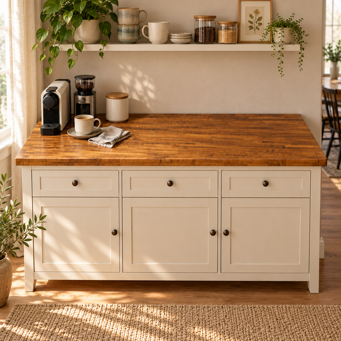 Carbonized Maple Countertop, 60" L x 25" W