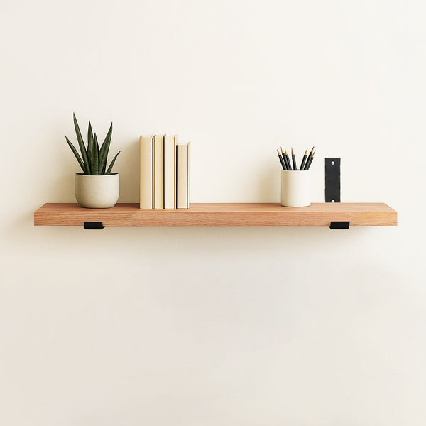 Solid Oak Hardwood Floating Shelves