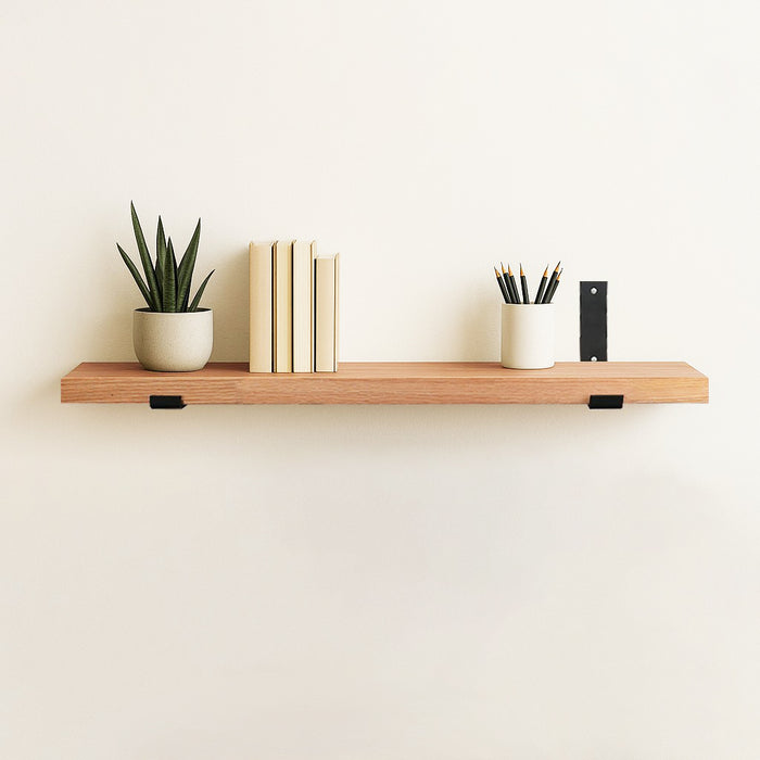 Solid Oak Hardwood Floating Shelves