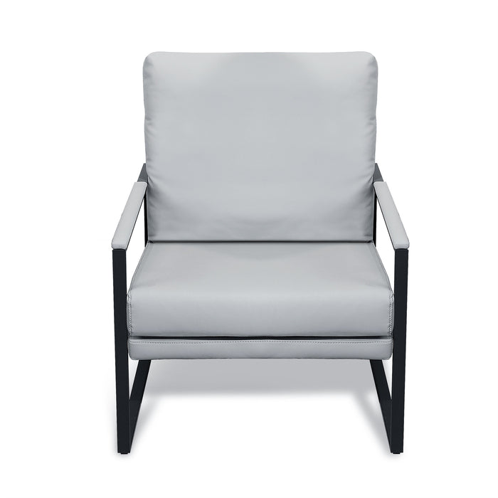 Armchair with Metal Frame