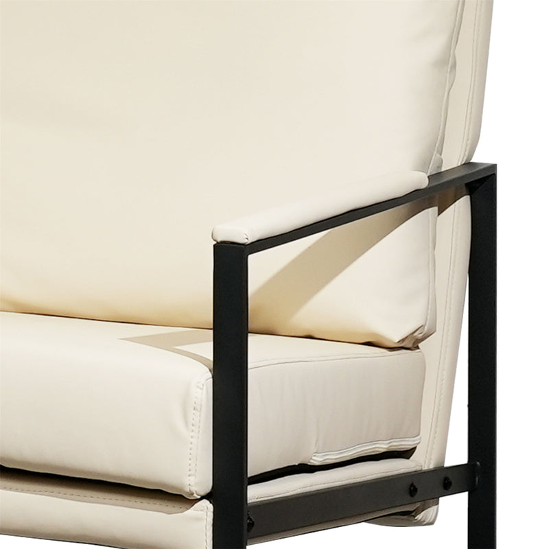 Armchair with Metal Frame