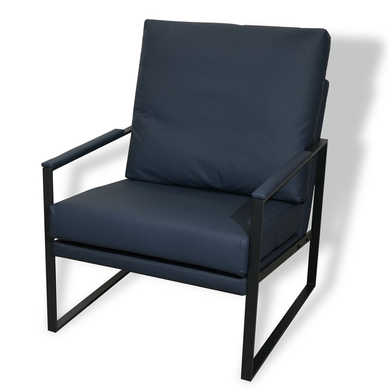 Armchair with Metal Frame