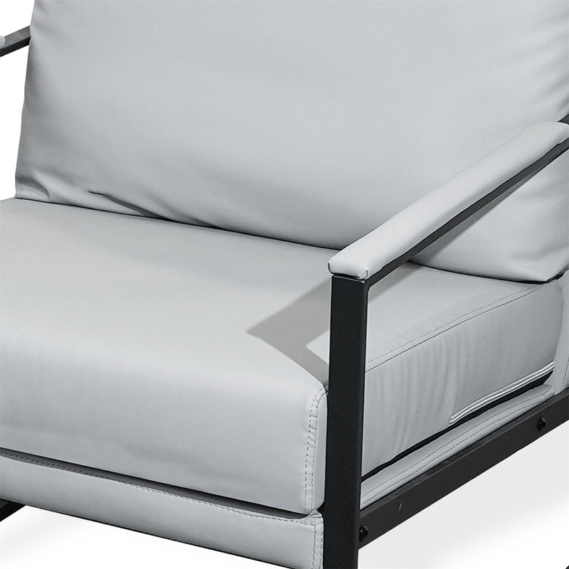 Armchair with Metal Frame