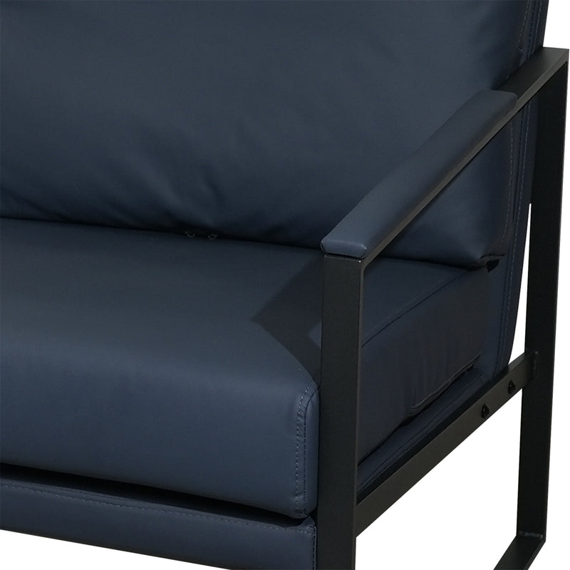 Armchair with Metal Frame