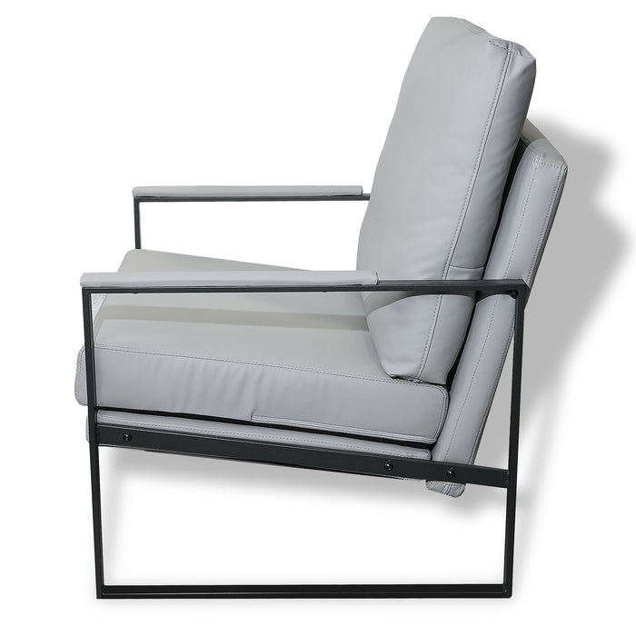 Armchair with Metal Frame