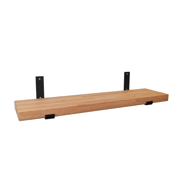 Solid Oak Hardwood Floating Shelves