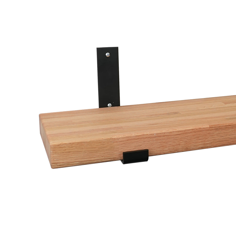 Solid Oak Hardwood Floating Shelves
