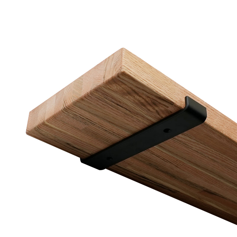 Solid Oak Hardwood Floating Shelves