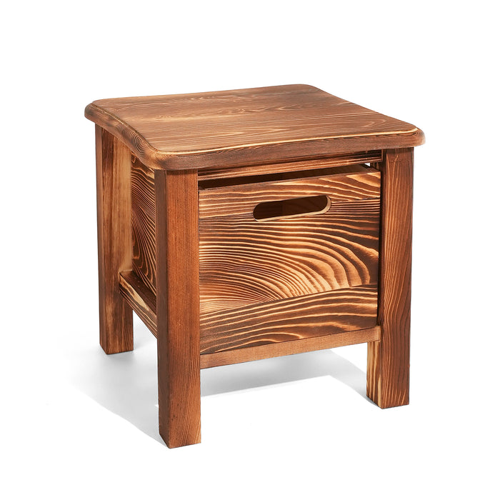 Storage Stool with Drawer