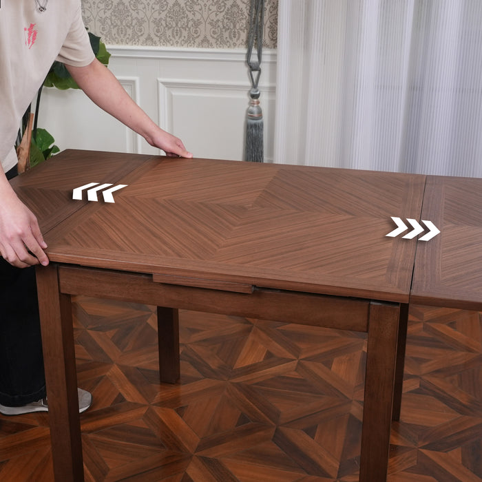 Extendable Dining Table Set