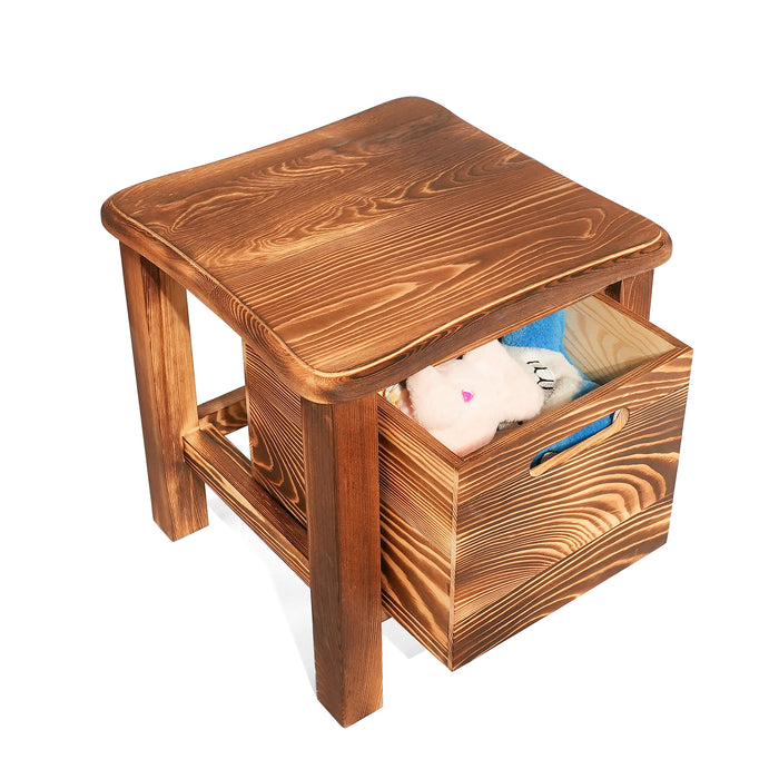 Storage Stool with Drawer