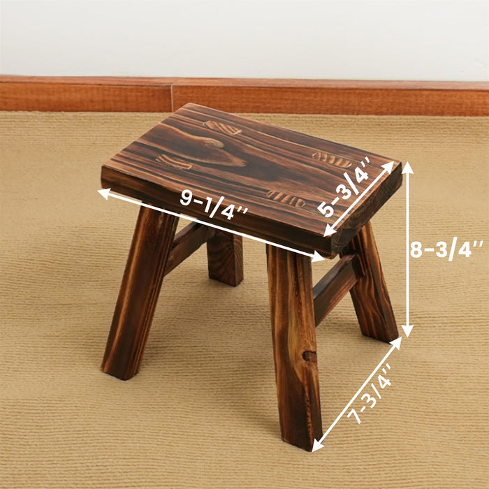 Solid Wood Child Stool (Pack 2)