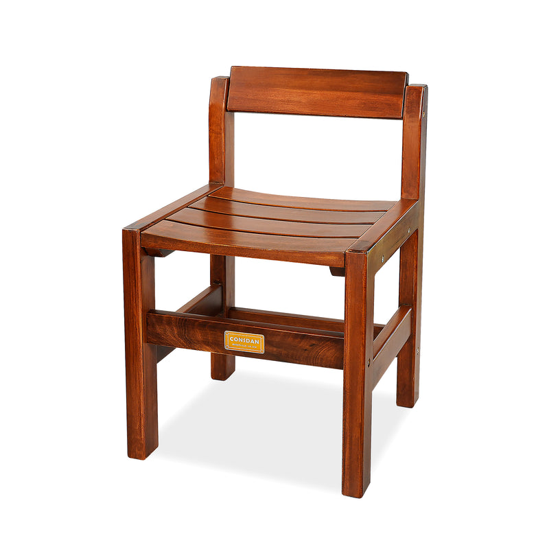 Solid Poplar Hardwood Bow Seat Kids Chair