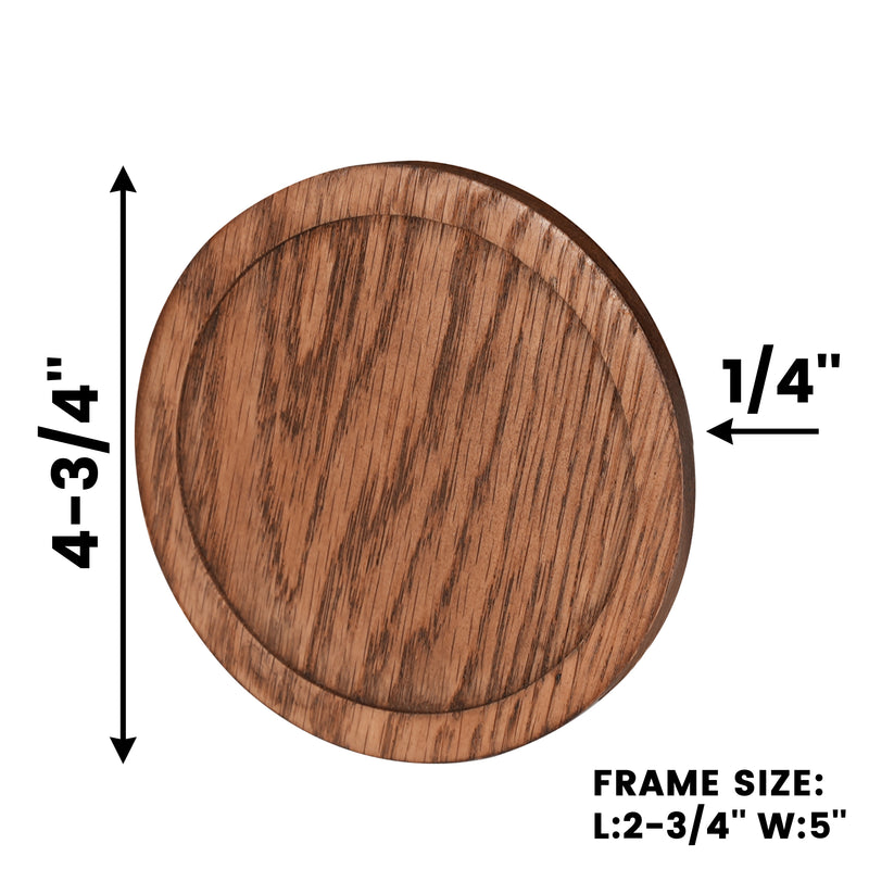 Wood Cup Coasters 6Pcs