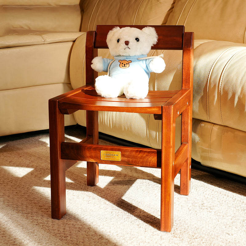 Solid Poplar Hardwood Bow Seat Kids Chair