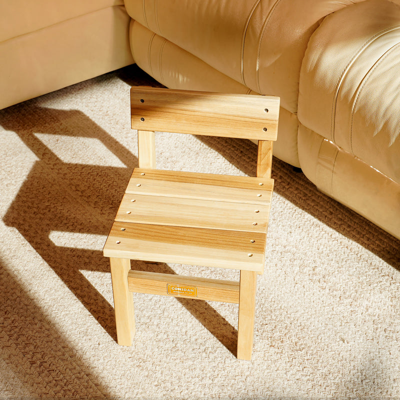 Solid Poplar Hardwood Kids Chair