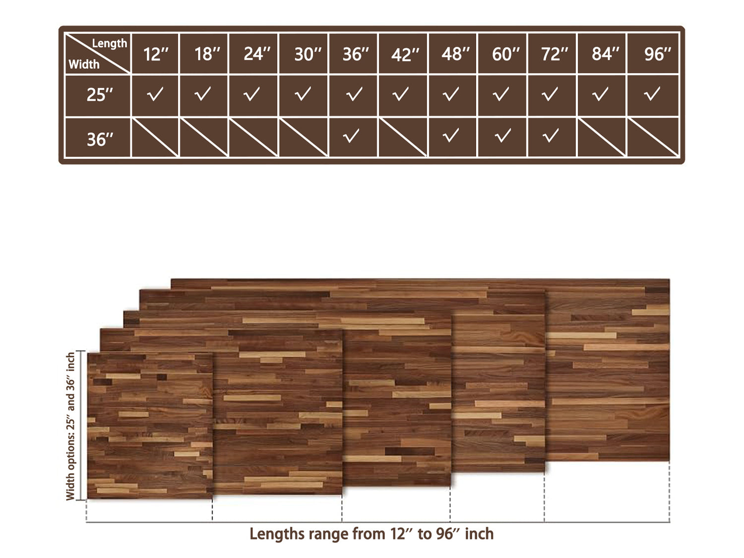 Multiple Sizes to Fit Your Space