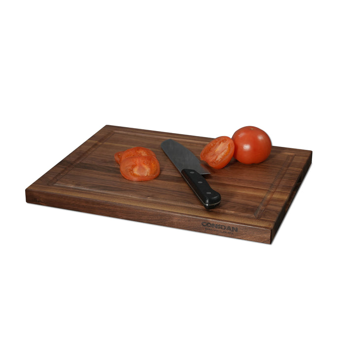 Black Walnut Butcher-Block Cutting Board with Invisible Inner