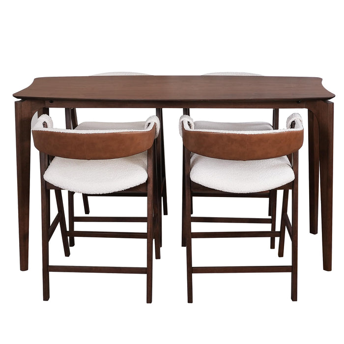 Bar Table and Chair Set (1 Table&4Chairs)