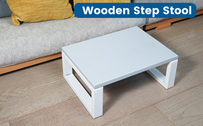 Step Stool with Metal Frame