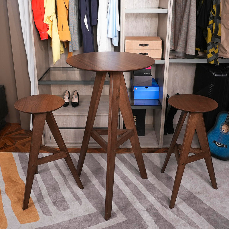 Henrico Counter Height Bar Table and 2 Barstools Set