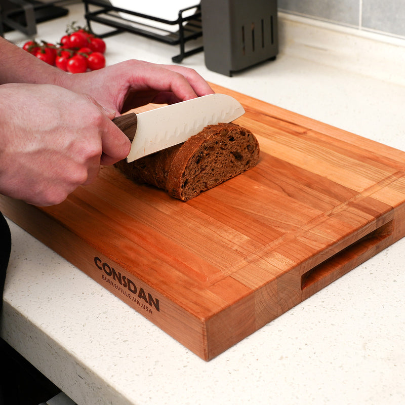 Solid Cherry Edge Grain Cutting Board