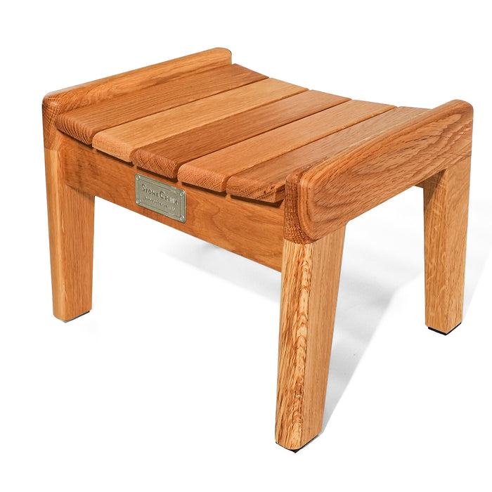 Creative Wood Stool with Curved Seat