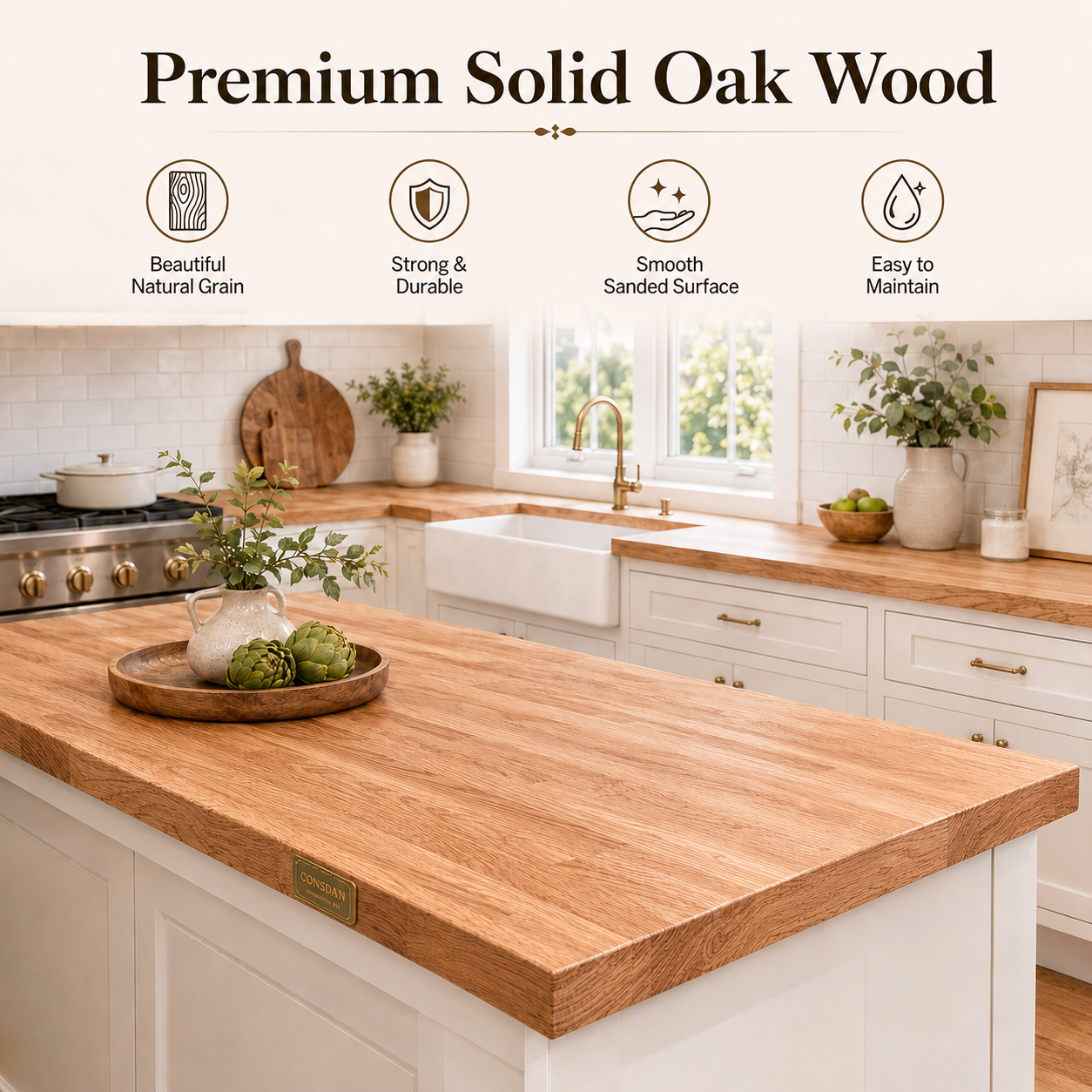The Oak Countertop Built for Real Life
