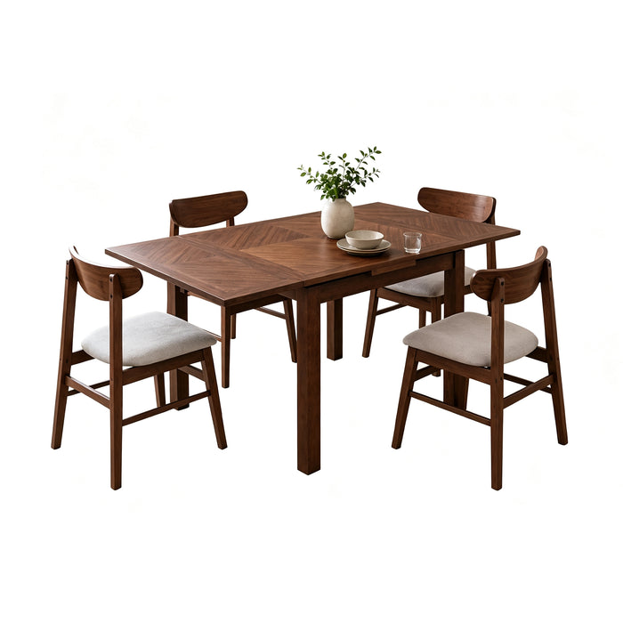 Extendable Dining Table Set