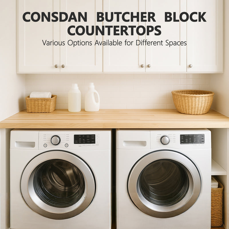 25-inch Hard Maple Butcher Block Countertop