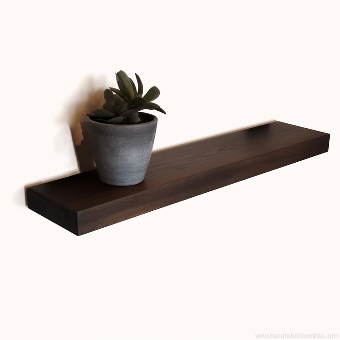 Solid Wood Paulownia Floating Shelves