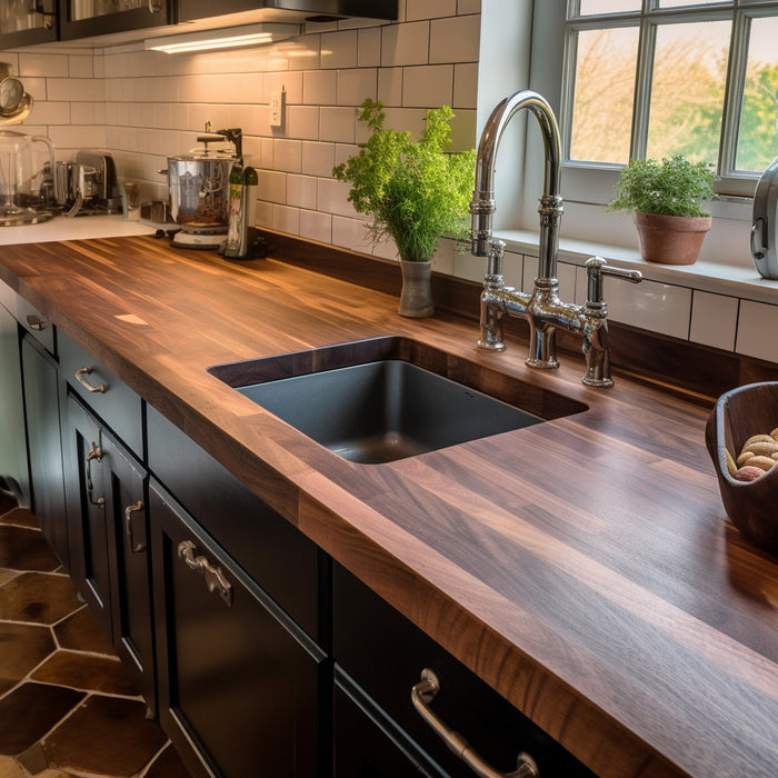 Solid Wood Backsplash