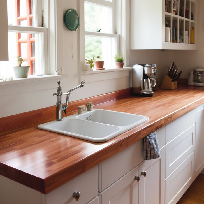 Solid Wood Backsplash