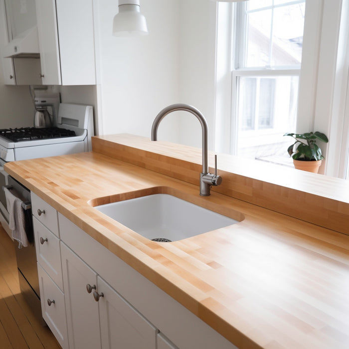 Solid Wood Backsplash