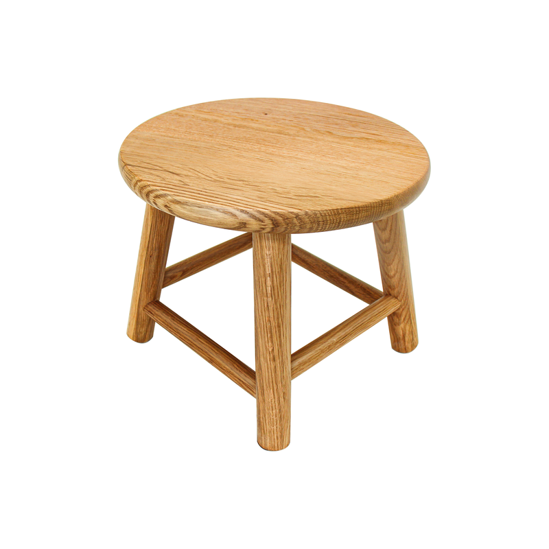 Handcraft Solid Oak Wood Stool