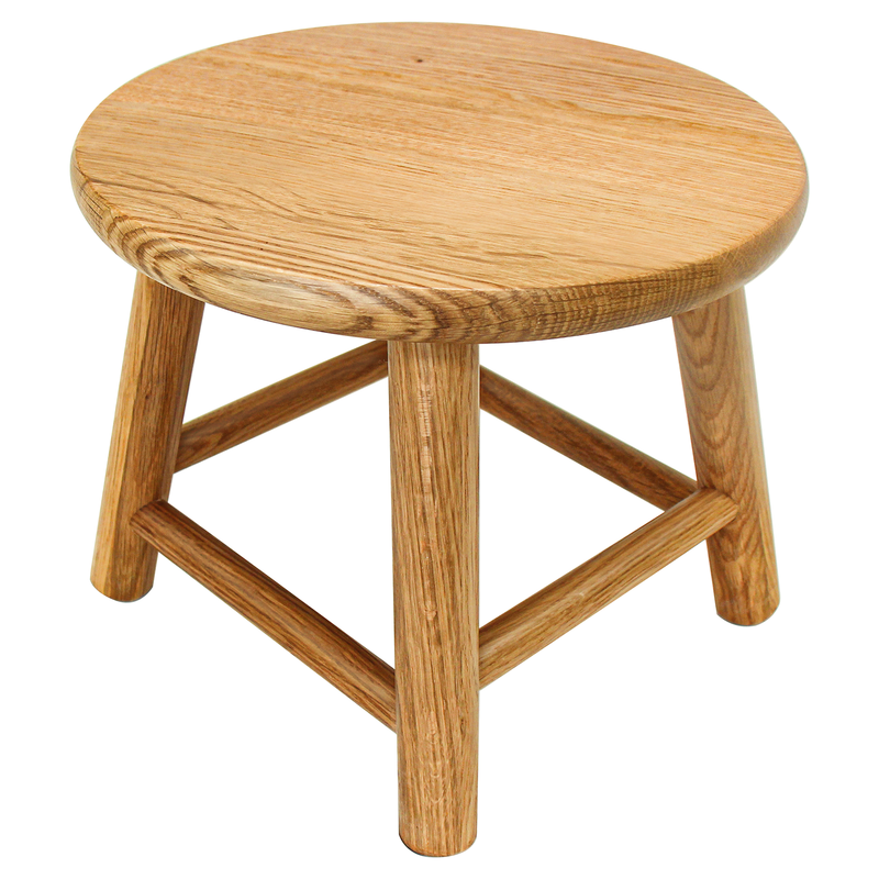Handcraft Solid Oak Wood Stool