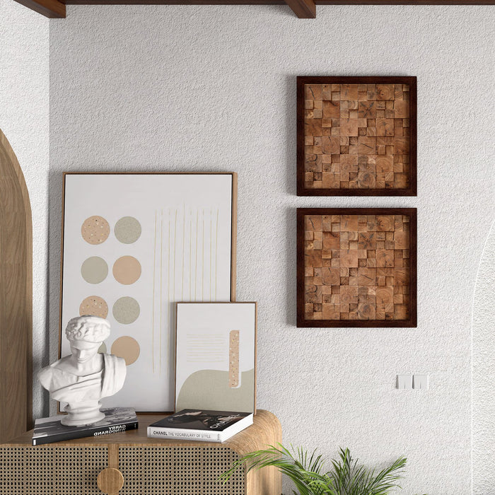Wood Wall Decor - Cubic