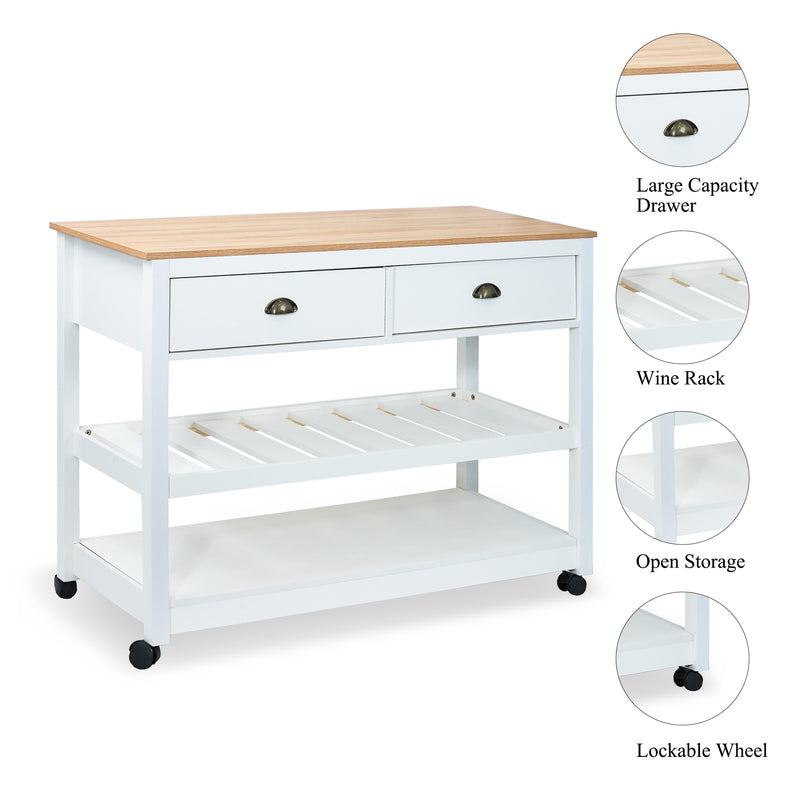Rolling Kitchen Island Cart