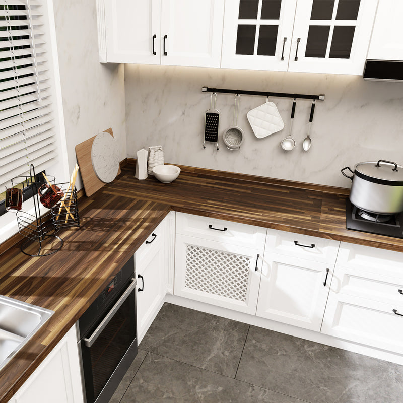 25-inch Black Walnut Butcher Block Countertop