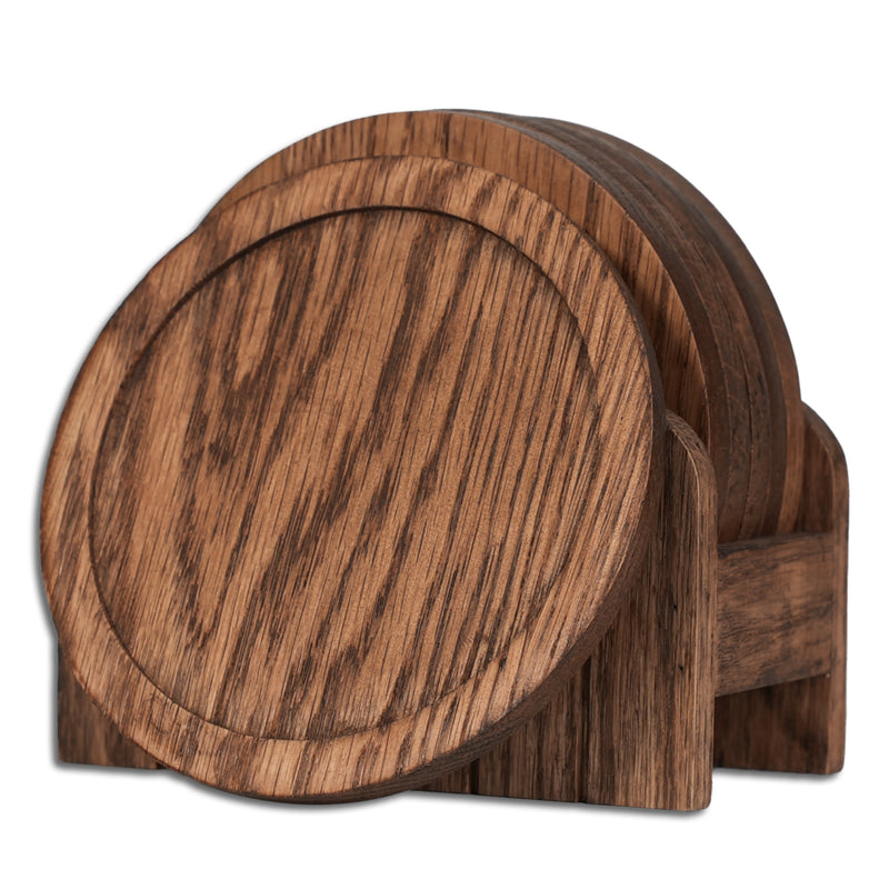 Wood Cup Coasters 6Pcs
