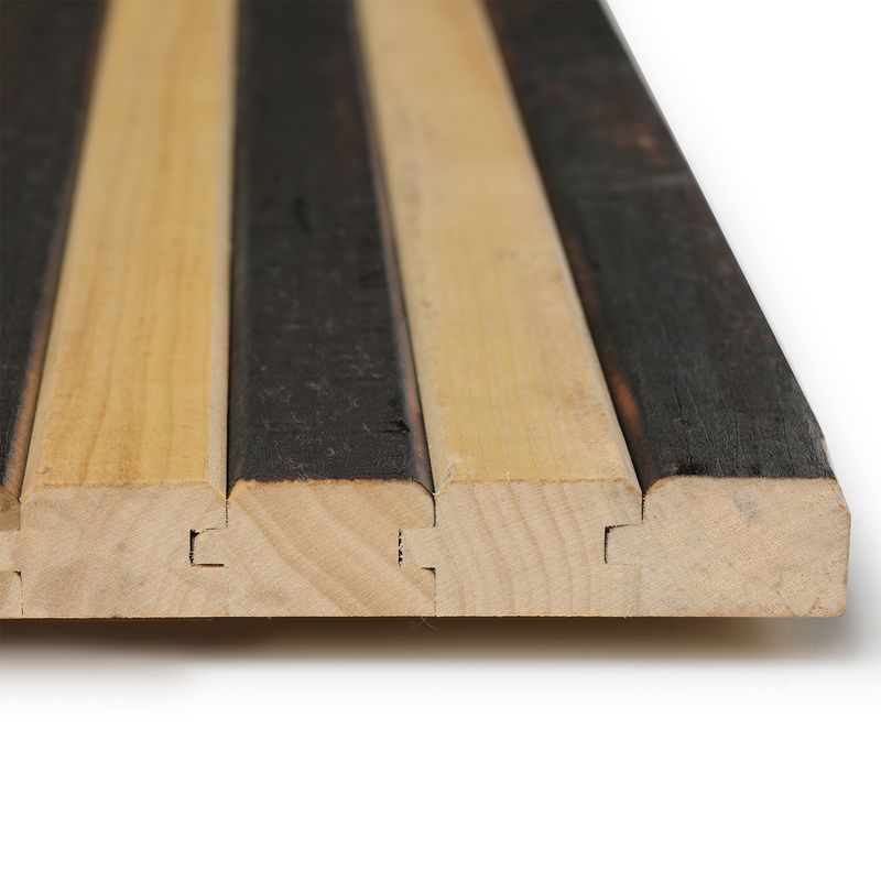 Solid Wood American Flag - Thin Blue Line