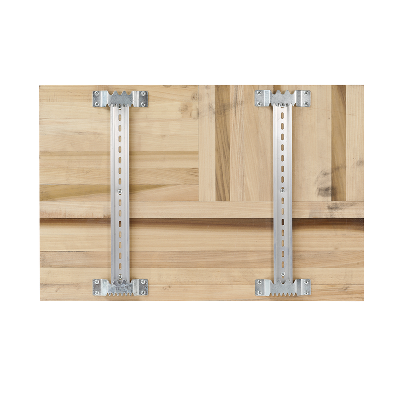 Solid Wood American Flag - Thin Blue Line