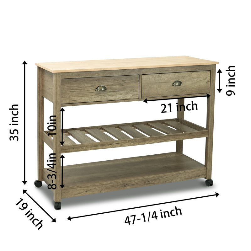 Rolling Kitchen Island Cart