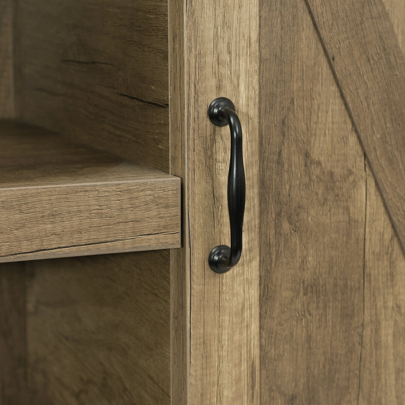 Storage Cabinet with 1 Drawer 2 Doors 2 Shelves