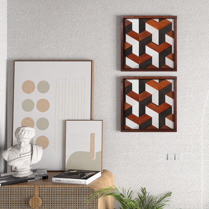 Wood Wall Decor - Stereoscopic