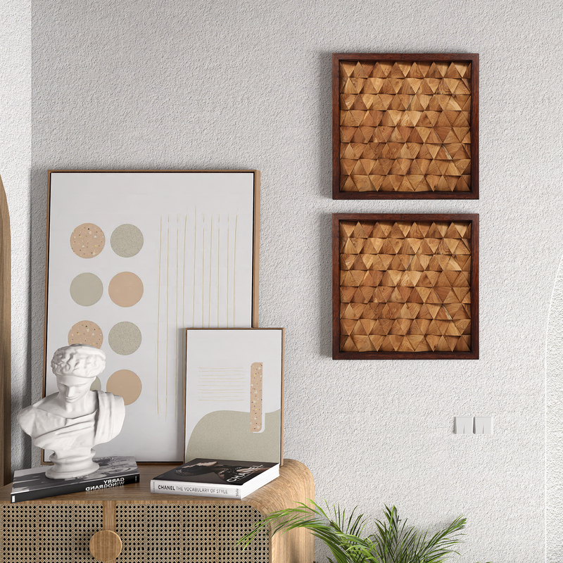 Wood Wall Decor - Triangle