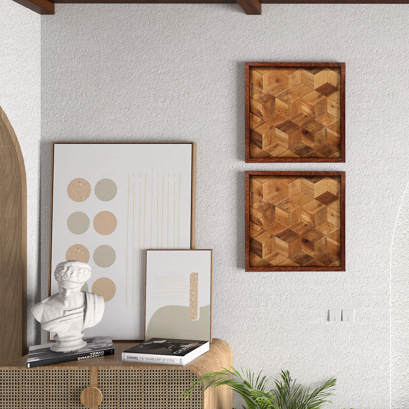 Wood Wall Decor - Hexagon